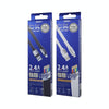 Remax RC-154i 2.4A 8 Pin Platinum Pro Charging Data Cable, Length: 1m (White)