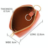Mini Car Key Bag Large Capacity Soft Leather Coin Purse(Black)