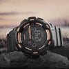 SKMEI 1243 Men Sports Watch Outdoor Waterproof Digital Watch(Golden)