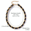 Punk Vintage Velvet Clavicle Chain Metal Rock Necklace, Spec: N2211-12