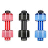 2 PCS 550ML Dumbbell Cup Fitness Sports Bottle Plastic Personality Cup(Blue)
