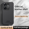 For Redmi Turbo 3 HUIYI Leather Magnetic Phone Case(White)