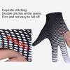 BOODUN M091153 Three Fingered Snooker Gloves High-Elastic Sweat-Absorbent And Wear-Resistant Table Single Gloves, Size: One Size(Leaves)