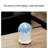 ML-824 100ML Gypsophila Flowers Aromatherapy Diffuser Air Humidifier with Colorful LED Light for Office / Home(Green)