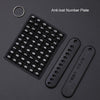 For Renault Car Key Cover Multifunctional Keychain Anti-lost Number Plate(B)