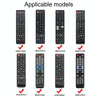 For Samsung BN59-01303A/01199F 2pcs Remote Control Case(Black)
