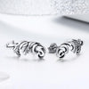 Retro Flower Earrings S925 Sterling Silver Earrings