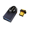 10 Gbps USB Female to Type-C Male Magnetic Magnetic Medium Elbow Charging Adapter