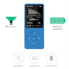 Fashion Portable LCD Screen FM Radio Video Games Movie MP3 MP4 Player Mini Walkman, Memory Capacity:8GB(Blue)