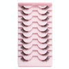 10pairs /Box Half False Eyelashes With Transparent Stems Natura Extension Lashes Y1011