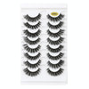 8pairs /Box Naturally Thick Eyelashes Large Curvature Curling False Eyelashes G884