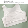 Girls Developmental Bra Big Kids Thin Vest No Trace Underwear, Size: M/75A(Light blue)