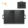 HAWEEL 50W Foldable Solar Panel Charger Travel Folding Bag(Black)
