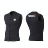 SLINX Full Fleece Inner Diving Thermal Vest, Size: M(Black)