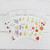 20 PCS Waterproof Painted Fruits Vegetables Plants Children Tattoo Stickers(EC-542)