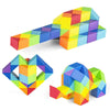 Children Puzzle Toy Color Variety Segment Magic Ruler, Spec: 60 Sections