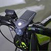 Night Riding Bicycle Light Headlight USB Charging Riding Glare Flashlight(Black)