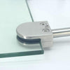 304 Stainless Steel Glass Fish Mouth Support Rod Fixing Clip with 14x80mm Rod, Specification: S