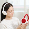 Autumn and Winter Ladies Wild Rabbit Fur Warm Earmuffs, Size:One Size(Black)