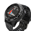 For Garmin Fenix 3/3 HR Smart Watch Steel Bezel Ring, B Version(Black Ring White Letter)