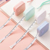 1.5M Mini Cute Portable Leather Measuring Tape(Random Color Delivery)