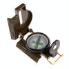 Portable Folding Army Green Lens Compass Multifunction Mini Camping Climbing Outdoor Tool