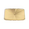 Car Windshield Titanium Sun Protection Heat Insulation Parasol(Large Gold 9957)