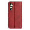 For Samsung Galaxy A16 Dual-side Magnetic Buckle Horizontal Flip Leather Phone Case(Red)