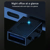 USB to USB-C / Type-C Multifunction Travel Case Shape Apapter(Tarnish)