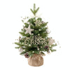 50cm LED Rotating Music Box Desktop Mini Christmas Tree Christmas Decorative Ornaments(Green)