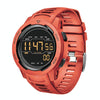 SPOVAN P100 LED Luminous Pedometer Multifunctional Sports Electronic Watch(Red)