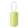 Portable Dog Poop Bag Dispenser with 15 Bags (Green/White)