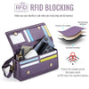 CaseMe ME30 Max Multifunctional Large-Capacity Shoulder Crossbody Phone Bag(Purple)