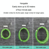 Stainless Steel Hose Storage Holder Garden Home Car Wash Faucet Hose Storage Hook, Model: Wall-mounted (White)