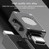 USB to 8 Pin Multifunction Travel Case Shape Apapter(Tarnish)