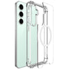 For Samsung Galaxy S25 5G IMAK Space Shield PC + TPU Airbag Shockproof MagSafe Phone Case(Transparent)