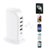 PD-36W PD3.0 + QC3.0 4-port USB Mobile Phone Charging Sailboat Multi Port Charger, AU Plug
