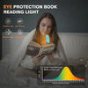 USB Charging Portable Detachable Reading Clip Light Rotatable Eye Protection Mini LED Lamp(Blue)