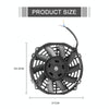 7 inch 12V 80W Car Powerful Transmission Oil Cooling Fan with Mounting Accessorie
