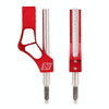 Car Modification Heightening Gear Shifter Extension Rod Adjustable Height Adjuster Lever Shift Lever with Adapters for Honda(Red)
