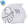 Ear Protection Small Fish Pattern Diving Cap Children Silicone Swimming Cap(C)