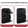 4041 Napa Texture Leather Car Seat Back Storage Bag Folding Dining Table(Brown)