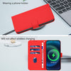 For Samsung Galaxy A56 5G Skin Feel Solid Color Leather Phone Case with Lanyard(Red)