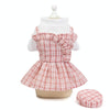 Pink Dog Dress, Summer Skirt, XS (Small Dog/Cat)