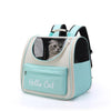 Breathable Cat Backpack Carrier, Green - Foldable & Portable