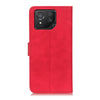 For Asus ROG Phone 8 KHAZNEH Retro Texture Flip Leather Phone Case(Red)