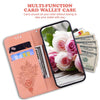 For Redmi K70 / K70 Pro Butterfly Rose Embossed Leather Phone Case(Pink)