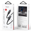 YESIDO CA159 1.2m 27W USB-C / Type-C to 8 Pin Auto Power-off Charging Cable(Black)