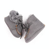 D2245 Winter Warm Baby Cotton Boots Plus Velvet Thickened Baby Walking Shoes, Size: 13cm(Grey)