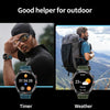 HT28 1.85 inch Silicone Strap IP68 Waterproof Smart Watch, Support Sleep Monitoring(Blue)